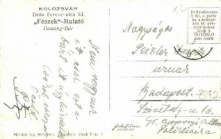 Kolozsvár, Fészek mulató, Deák Derenc utca 53. / dancing club