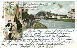 Graz VI. Deutschen Sängerbundes-Feste, Art Nouveau