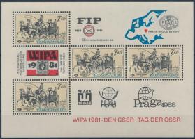 Bécsi nemzetközi bélyegkiállítás blokk, International Stamp Exhibition Wien block