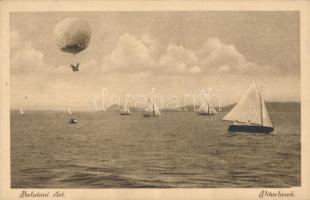 Balaton, Vitorlások, hőlégballon