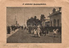 Siófok, hajókikötő (fa)