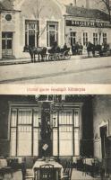 Budapest X. Kőbánya, Roith György vendéglője és kiadása, étterem belső (EB)