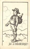 'Ja! A tábori koszt!' a K.E.G. cserkészcsapatok III-ik kiadása / Hungarian scout s: Velősy B.