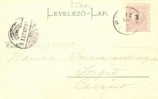 1899 Ada Kaleh, Bego Mustafa; Art Nouveau, kiadja Mehemed Fehmi