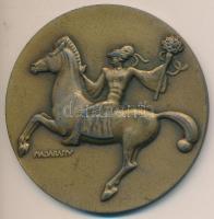 Madarassy Walter (1909-1994) DN "Budapest Sport Egyesület Fotószakosztálya" bronzozott had...