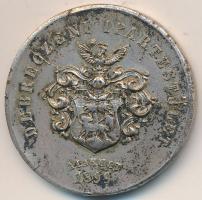 1925. "Debreczeni Ipartestület Alakult 1899 / Ipar Kiállítás 1925" ezüstözött Br emlékérem (35mm) T:2-