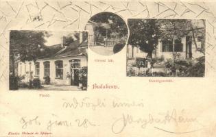 Budakeszi, fürdő, orvosi lak, vendégszobák, Molnár és Spitzer kiadása