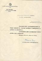 1944 Postás kinevezés és dícsérő oklevél