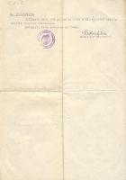 1944 Postás kinevezés és dícsérő oklevél