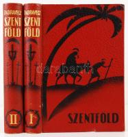 Zadravecz István(szerk.): Szentföld. I-II. kötet. Bp., 1931, Szentföld Magyarországi Biztosi Hivatalának Kiadása. Képekkel, térképmelléklettel illusztrált, kiadói egészvászon kötés, jó állapotban.