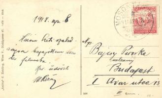 Mosontarcsa, Andau; Mantler kereskedése, templom / Mantler's shop, church (EK)