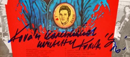 Komár László (1944-2012) Elvis Presley emlék album az énekes saját kezű aláírásával