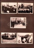 1937 Budapest Viktor Emánuel olasz király látogatása. A díszmenet Budapest utcáin 9 db fotó + egyáb érdekes fotók / 1937 Italian king, Victor Emmanuel visiting Budapest, 9 photos + other interesting photos