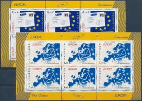 Europa CEPT a levél kisívsor, Europa CEPT the letter minisheet set