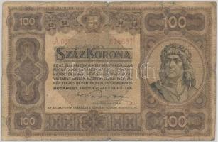 1920. 100K "Orell Füssli Zürich", "Pécs" felülbélyegzéssel T:III-,IV
Adamo K29