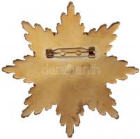 ~2005. Sólyom László által adományozott állami kitüntetés, zománcozott kereszt aranyozott csillagon,...