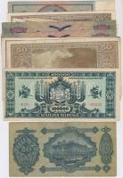 44db-os vegyes, magyar pengő bankjegy tétel T:vegyes