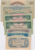 1944. 1P + 2P + 5P + 10P (2x) + 20P + 50P + 100P mindegyik "A Vöröshadsereg Parancsnoksága&quot...