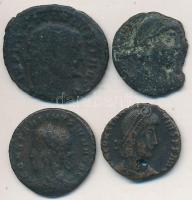 Római Birodalom / 4db klf bronzpénz T:vegyes Roman Empire / 4pcs of diff. bronze coins C:mixed