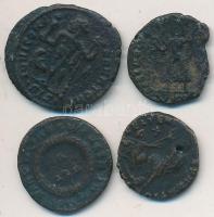 Római Birodalom / 4db klf bronzpénz T:vegyes
Roman Empire / 4pcs of diff. bronze coins C:mixed