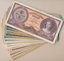 70db-os vegyes, magyar pengő bankjegy tétel T:vegyes