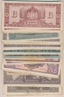 55db-os vegyes, magyar pengő bankjegy tétel T:vegyes