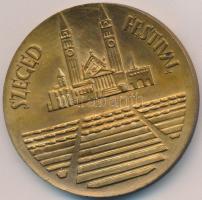 Kiss Nagy András (1930-1997) DN "Szeged Fesztivál" Br érem (50mm) T:2