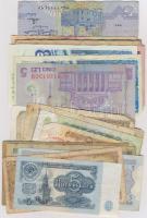 Vegyes 25db-os külföldi bankjegy tétel T:vegyes 25pcs of mixed worldwide banknotes C:mixed