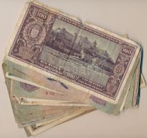 44db-os vegyes, magyar pengő bankjegy tétel T:vegyes