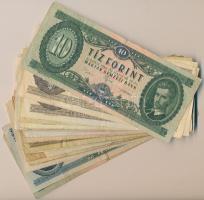 Vegyes 38db-os bankjegy tétel a forint időszakból T:vegyes