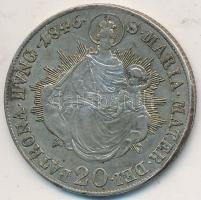 1846B 20Kr Ag "V. Ferdinánd" T:2-,3