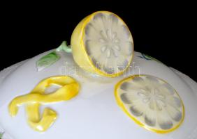 Herendi csipkebogyó mintás hiányos étkészlet, kézzel festett, jelzett, hibátlan, összesen:23 db