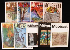 1986, 2000 A Művészet című folyóirat 1986. június, augusztus, november-decemberi száma; az Új Művészet című folyóirat 2000. XI. évfolyamának 1-5. és 12. száma