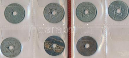 Brit Nyugat-Afrika 32db vegyes fémpénz albumba rendezve T:vegyes
British West Africa 32pcs of mixed ...