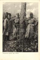 Huszonhét golyó egy fában, Érdekes Újság kiadása / WWI Hungarian soldiers, 27 bullet in the tree (EK)