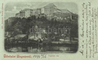 1899 Ungvár vár, Szenczer Henrik kiadása / castle (fa)