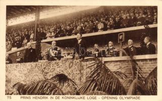 1928 Amsterdam, Duke Henry of Mecklenburg-Schwerin, Opening of the Olympic Games (EK)