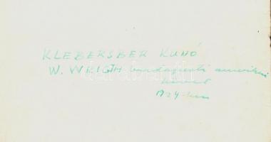 1924 Klebelsberg Kuno vallás- és közoktatásügyi miniszter és J. Butler Wright budapesti amerikai nag...