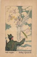 Military New Year litho (pinhole)