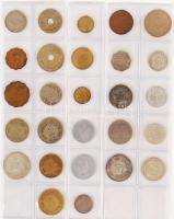 Biafra/Egyiptom/Marokkó 157db vegyes fémpénz albumba rendezve, közte ezüstök! T:vegyes
Biafra/Egypt/...