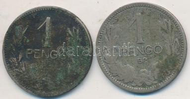 1926-1927. 1P Ag (2x) T:3 patina Adamo P6