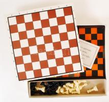 MB holland sakkot tanító játék, eredeti dobozában, hiányos, 28×31 cm
