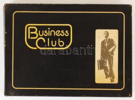 Business Club retró magyar társasjáték, eredeti dobozában, néhány lap hiányzik, 31×43 cm