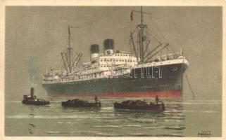 NGI SS Colombo ocean liner steamship (EK)