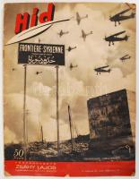 1941 A Híd c. képes hetilap II. évf. 25. száma, (1941. június 10.), aktuális hírekkel, világháborús frontképekkel, történelmi érdekességekkel, Tamási Áron regényének részletével, Móricz Zsigmond novellájával, stb.