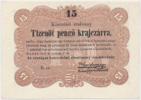 1848. 15kr "Kossuth-bankó" T:II