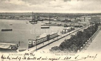 Siracusa, Porto Grande / port, ships (EK)