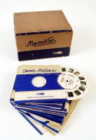 Meoskop diafilmek, eredeti dobozában, kb 25 db