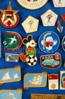 kb 350db-os magyar és külföldi kitüntetés, jelvény gyűjtemény főleg a szocialista időszakból, 65x62c...