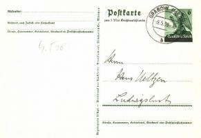 Wir danken unserem Führer / Third Reich map, NS propaganda, Ga